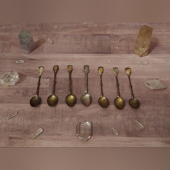 Made in Italy & Greece Dining Antique Sterling Silver Spoons